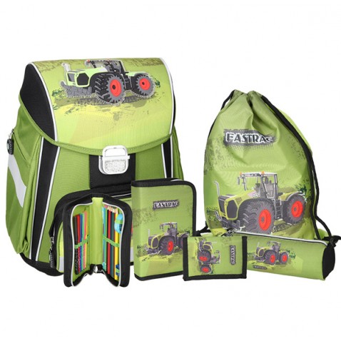 Iskolatáska Spirit Traktor 5 db. részlet