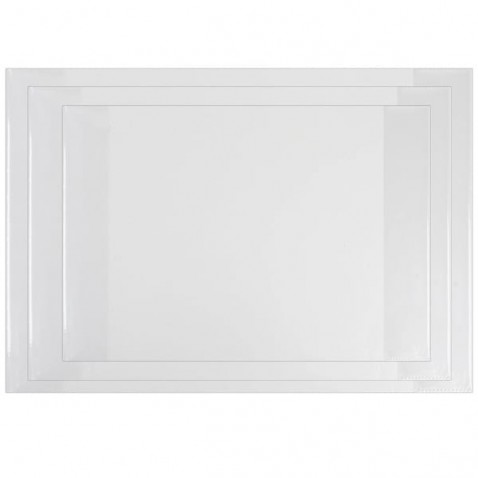 Univerzális burkolat PP, 255x380mm fényes, tiszta, öntapadós csík