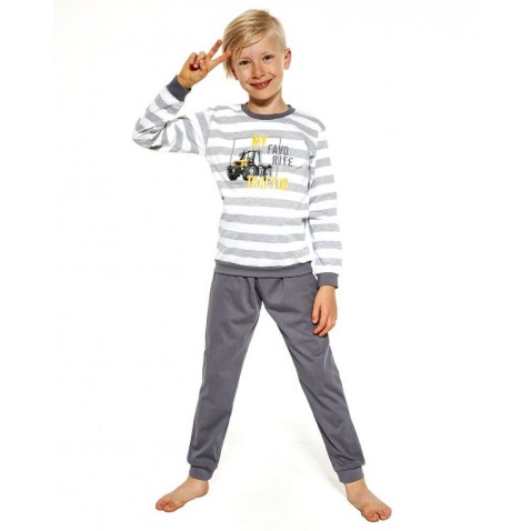 Cornette Kids Traktor fiú pizsama