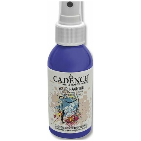 Textilfesték Cadence Your Fashion kék 100ml spray