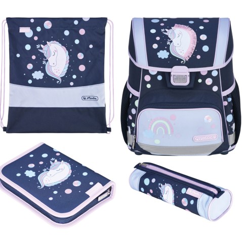 Herlitz Loop Plus Unicorn Dreams  4db-os iskolatáska elsősöknek