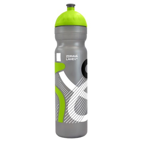 Egészséges ivópalack 1 l – Sport elem zöld