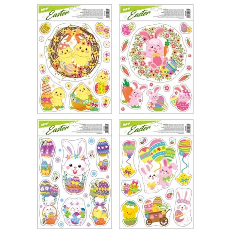 Karácsoni ragasztófólia ablakhoz 20 x30 cm Jégpelyhek