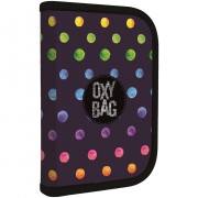 OXY Dots colors kihajtható tolltartó, üres