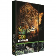 Jumbo Geo WILD leopárd A4-es füzettartó box