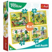 Puzzle 4in1 Family Trefl
