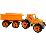 Traktor vontatóval