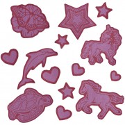 Fényvisszaverő matricák lStep by Step, piros