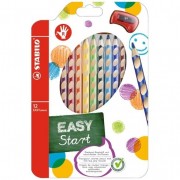 Stabilo EasyColors 12 darabos színes ceruza jobkezesnek, hegyezővel