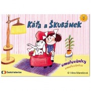 A5 Káťa és Škubánek színező oldalak