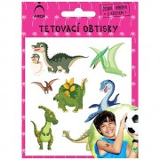 Gyerek tetováló matricák Dinoszauruszok 2