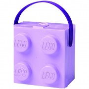 LEGO nyéllel ellátott doboz - lila
