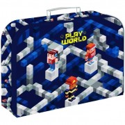 Playworld lamino bőrönd 34 cm