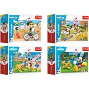 Minipuzzle 54 darab Mickey Mouse Disney / Nap barátaival 4 faj