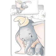 Gyermek ágyneműhuzat kiságyba Dumbo szürke