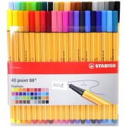 STABILO Point tűfilc készlet 0,4 mm 40 szín