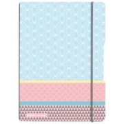 Jegyzetfüzet flex Herlitz A4 Graphic Pastel Blue 80 lap