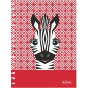 Spirálblokk A5, négyzet, Cute animals - zebra