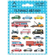 Gyerek Tetováló matricá Járművek 02