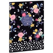 Ars Una Virágok jegyzetfüzet A4 négyzet alakú