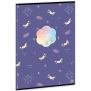 Ars Una Unicorn jegyzetfüzet A4 négyzet alakú