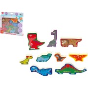 Puzzle/ kirakós tábla dinoszauruszok