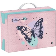 OXY GO Butterfly -négyzet alakú laminált  bőrönd A4 34 cm