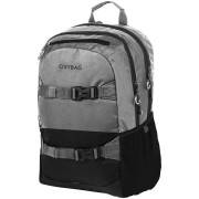 OXY Sport Black Grey felsős iskolatáska, háítizsák, kulcstartó ajándékba