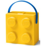 LEGO uzsonnás doboz fogantyúval - sárga