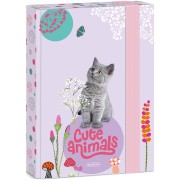 Ars Una A5-ös füzetbox Cute Animals - cica