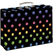 Lamino bőrönd négyzet OXY Go Dots