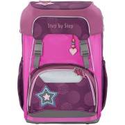 NEON PULL OVER fényvisszaverő mellény a Step by Step GIANT iskolaáskához, rózsaszín