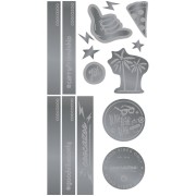 Silver StickyRicky Coocazoo fényvisszaverő matricák