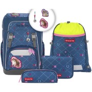 Iskolatáska lányoknak GIANT Step by Step Horse Lima 5db-os szett, uzsonnás készlet ingyén