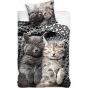 Édesen álmodozó cicák gyerek ágyneműhuzat