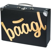 Baagl Gold laminált bőrönd