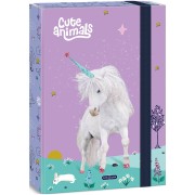 A4 Cute Animals - egyszarvú füzettartó box
