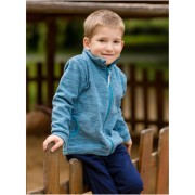 Bettymode FLEECE MICRO BLUE fiú pulóver