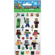 Minecraft csillámos matricák 25 db