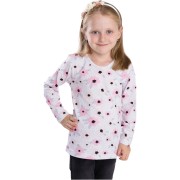 Bettymode Pöttyös Virágok hosszú ujjú lány póló