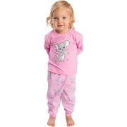 Gyermek pizsama Bettymode KISEGÉR hosszú ujjú