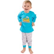 Kisfiú pizsama Bettymode MOZDONY hosszú ujjú