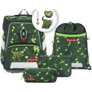 Step by Step SPACE SHINE Dino Night Tyro iskolatáska elsősöknek - 5 darabos szett