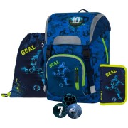 OXY SKY Football iskolatáska elsősöknek, 4 részes szett