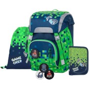 OXY SKY Gamer iskolatáska, 4 részes szett