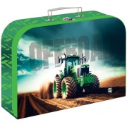 Gyermek művészeti bőrönd 34 cm traktor