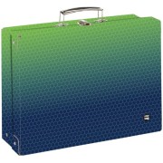 A4 OXY NEXT Ombre Green négyzet alakú bőrönd