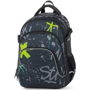 OXY SCOOLER Graffiti Blue iskolatáska