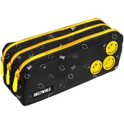 Oxybag Smiley World diák tolltartó, 3 cipzáras