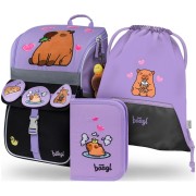 Iskolatáska szett Baagl Zippy Capibara